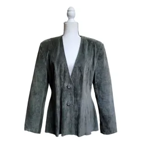 Vintage Deerskin Genuine Leather Blazer