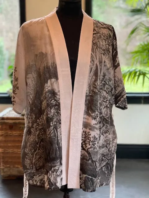 Wildwood Luxury Silk & Bamboo Viscose Artist Kimono