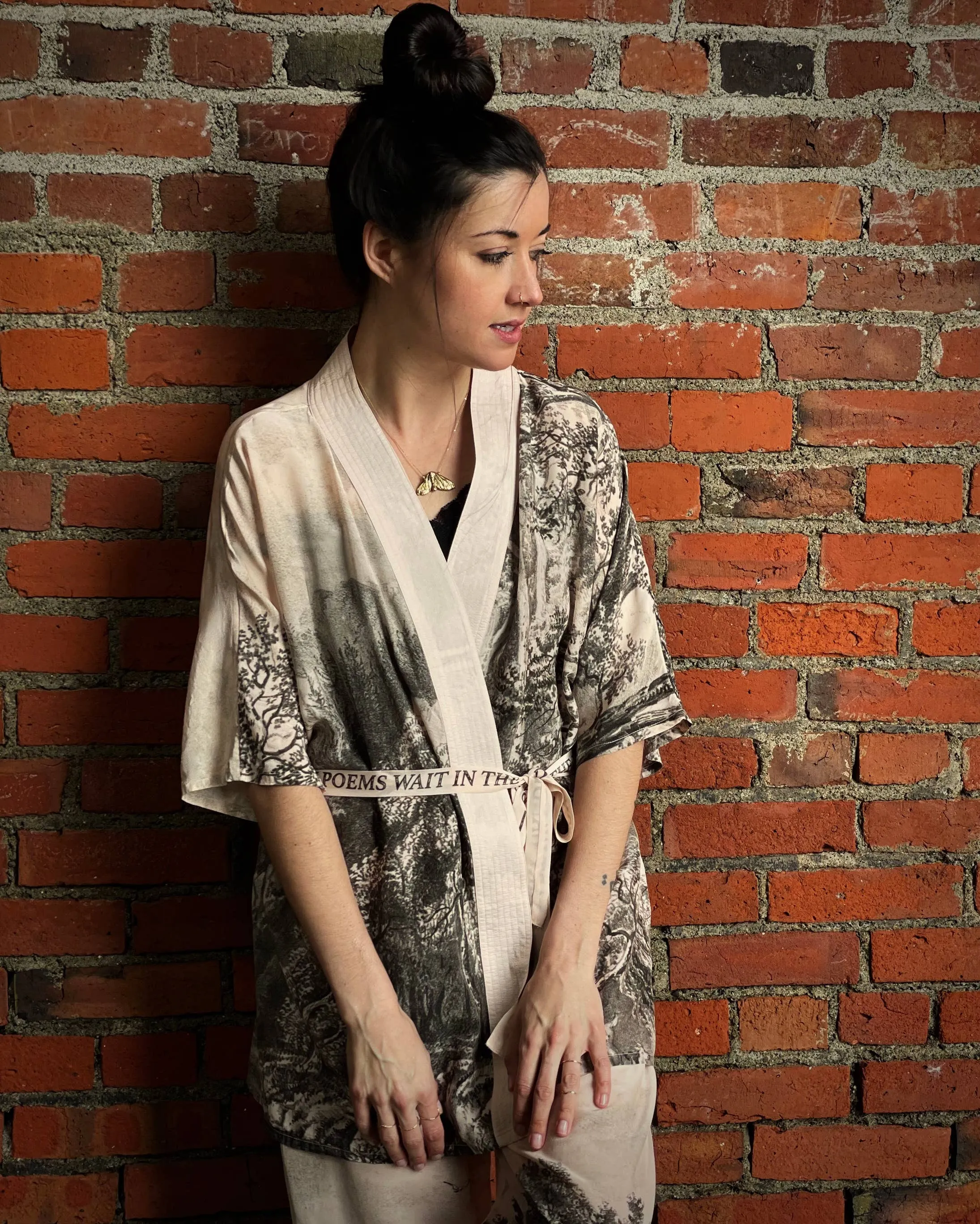 Wildwood Luxury Silk & Bamboo Viscose Artist Kimono