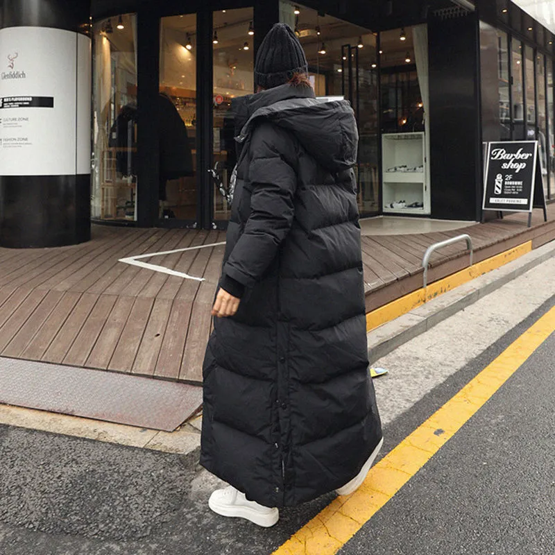 Winter Long Coat Warm Hooded Thickened Parka Jackaet For Women Clothing