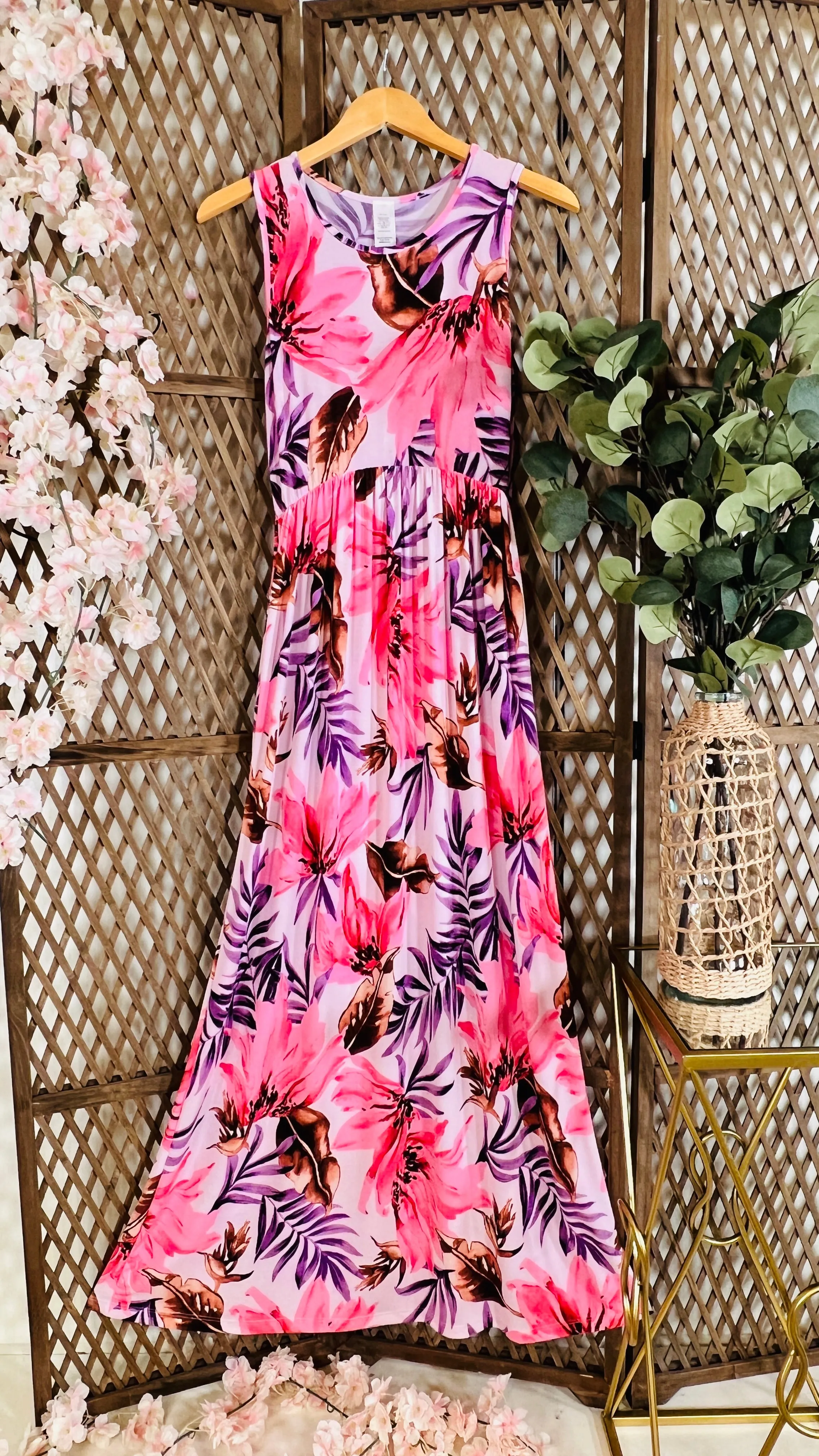 Wrinkle Free Maxi Dress