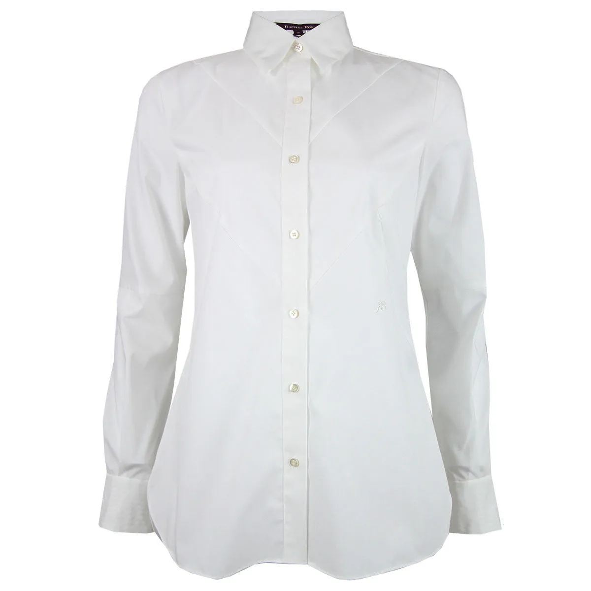 Wrinkle Free Poplin Shirt in Natural White