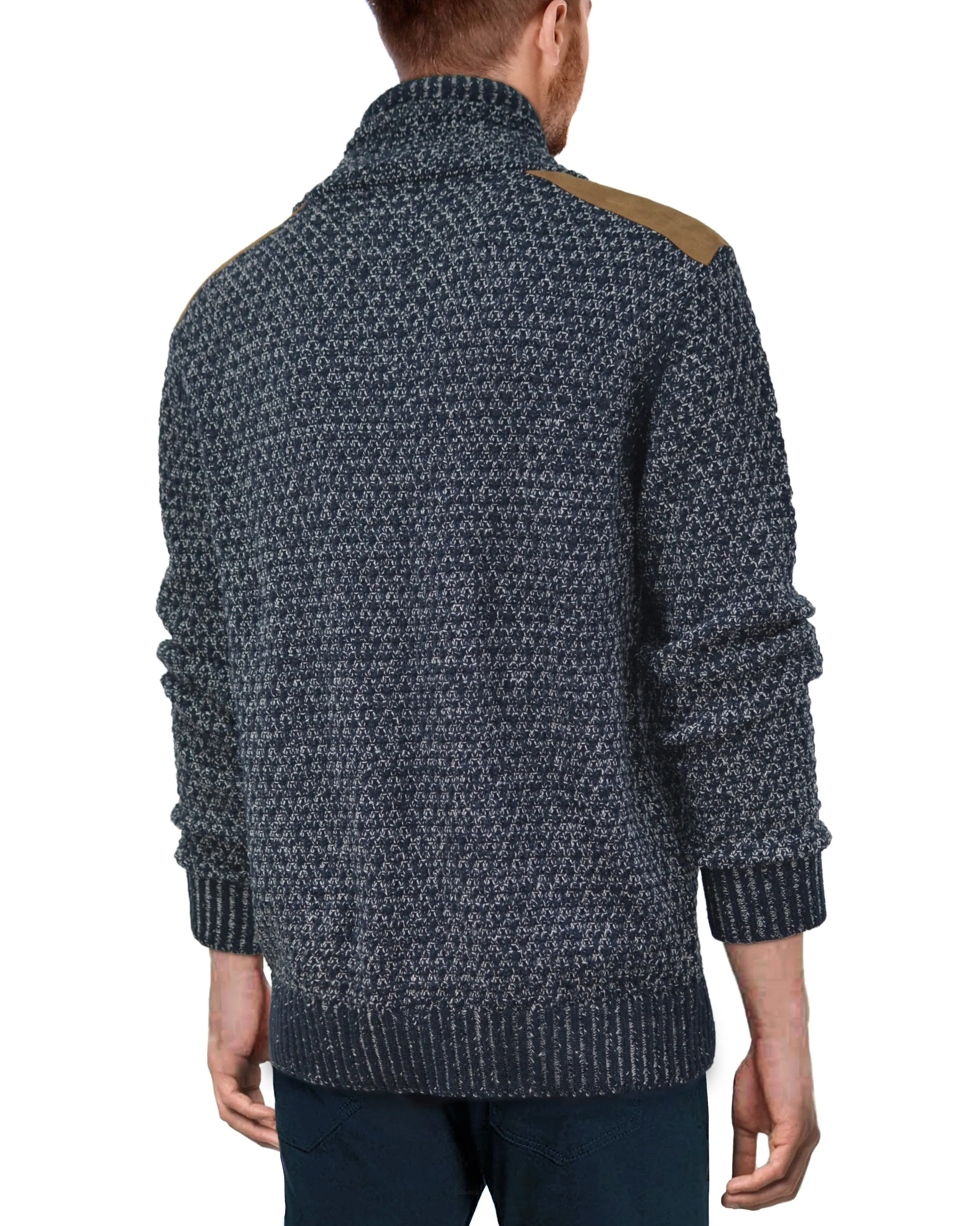 X RAY Men's Casual Knitted Cowl Neck Pullover Sweater